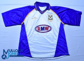 2004 Shrewsbury Town FC Conference League Play-Offs Football Shirt - MG Sportswear / RMW, size 40,