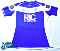 Birmingham City FC home football shirt - 2011 Carling Cup Final - #6 Ridgewell, XTep / F&C