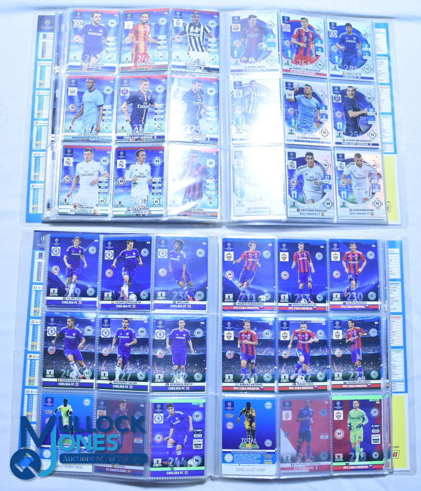 Lot of Panini Adrenalyn Trading Cards. Champions League 2014-2015 - complete folder -1 (No 351) - Image 2 of 4