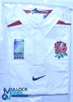 England 2003 Rugby Union World Cup Jersey - Nike, Size L, with tags G
