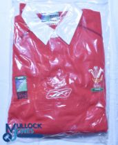 Wales 2003 Rugby Union World Cup Jersey - Reebok, Size 46/48, with tags G