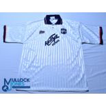 1995-1997 Raith Rovers FC away football shirt - size 46/48, white, shorts sleeves, G