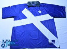 1999 Scotland Cricket World Cup shirt. Asics, Size XL, blue, G