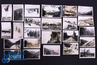 1930 British & I Lions P/cards & Personal Photos in Snow and S Alps, NZ (c.20): Typical, mostly