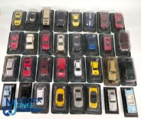 The Ultimate Car Collection By Del Prado: a collection of boxed and unboxed 1:43 scale cars and