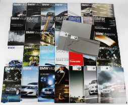 BMW Sales Brochures and BMW Magazines: a selection of sale brochure to include M5 saloon/M6 Coupe