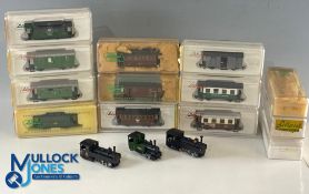 Lilliput HOe 009 Narrow Gauge Locomotive Wagons Rolling Stock, a good selection to include 3