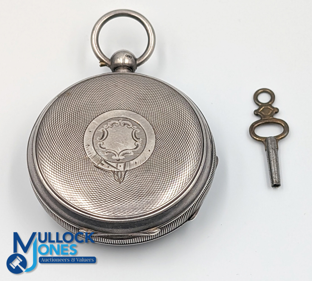 Waltham Silver Pocket Watch, a chunky pocket watch Birmingham 1907 hallmarked case - with its key in - Image 3 of 3