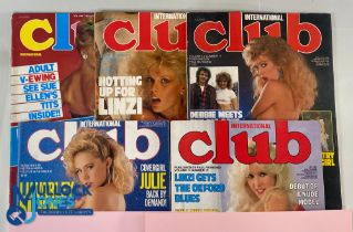 Club International glamour magazines - Volume 12 No 8, Volume 13 No 10, 11 Volume 14 No 12 Volume 16