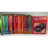 Haynes Car Books including Toyota Celica 82 to 85, Jaguar XJ and XJ6, Landrover Freelander, Morris