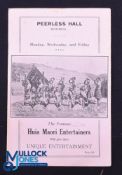 1930 British & I Lions Maori Interest, Rotorua Entertainment: Pink brochure with illustrated cover