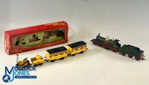 TRIANG R346 Stephenson's Rocket Triang Complete with 2 Coaches (1964) a worn box, plus, a Triang