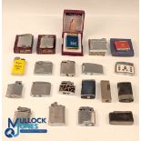 Collection of 20 Vintage Gas Lighters, with makers of Ronson, Mosda, Rolstar Ross, Royal musical, in