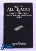 Rugby Book, With the All Blacks in Gt Britain etc, 1924-5: Lovely clean, crisp, attractive example