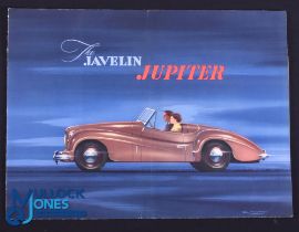 The Javelin Jupiter 1950 catalogue - An impressive fold out brochure with 7 multicoloured