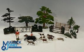 Britains Johillco FGT & Son Lead Fox Hunting Figures, Toys and Accessories, a good collection with