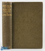 Switzerland 1000 Miles in The Rob Roy Canoe by J Macgregor 1870s - A 255 page book with one colour