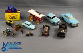 Period Diecast Models, a mixed lot to include Lesney Matchbox, Dinky, modern boxed Lesny Moko model,