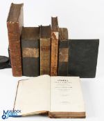 Quantity of Books (12) to include 1832 Italian - English Dictionary Cardinali Firenze, 1829 M Tullii