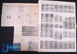 Selected Large Cuttings from NZ & Australian Periodicals, 1930: British & I Lions Tour (Qty):