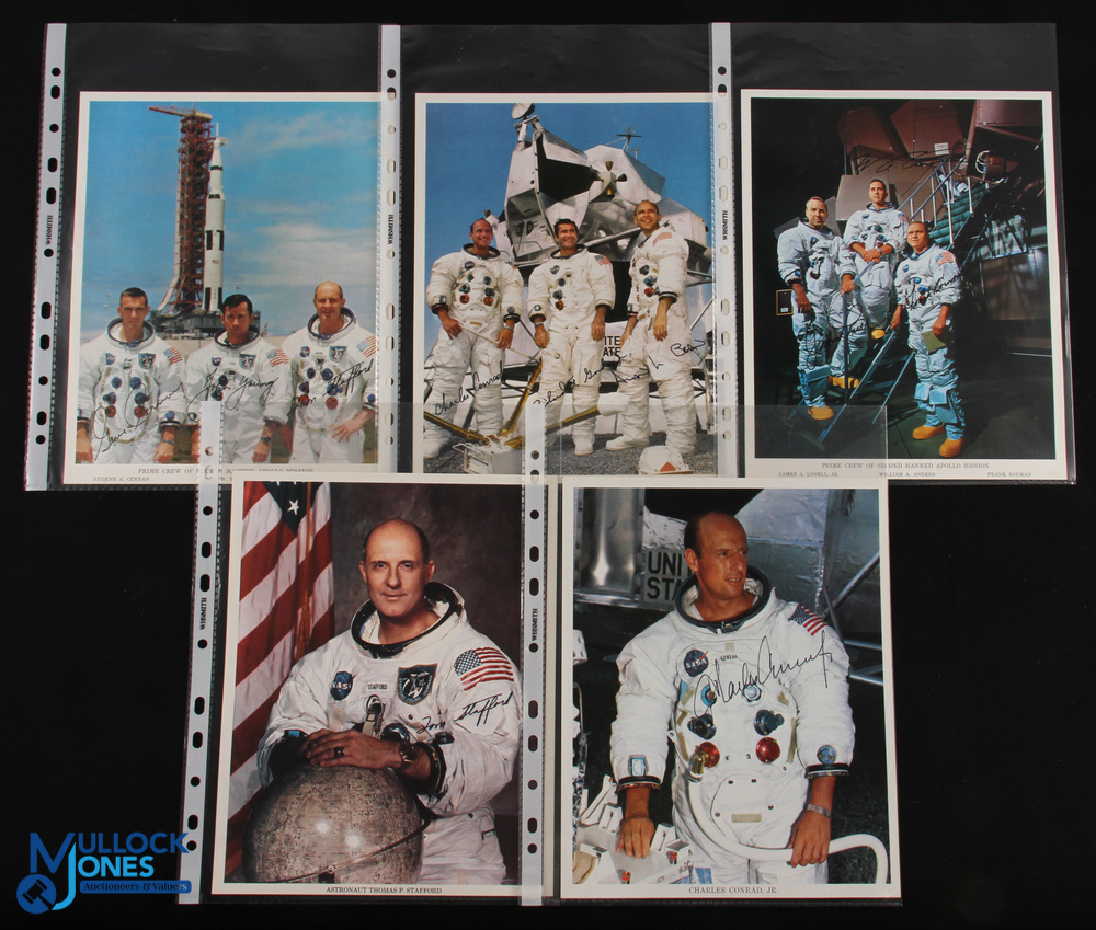 NASA - Vance Brand - Space Shuttle colour 10x8 showing him standing signed across the image, plus - Image 3 of 3