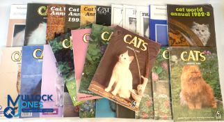 1984-1996 Pedigree Cats Annual Cat Show Rare Breed Magazines: a good collection of Cats & Catdom Cat