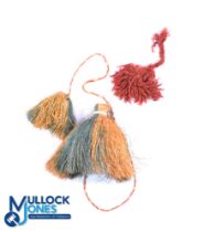 Maori Traditional 'Poi' Multicoloured Dance Ball on Cord: Used in traditional dance, decorative '