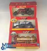 Britain 1:32 Scale Farm Vehicles Models, to include Elite Case II CX90 Tactor 14775, Kronie round