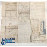 c1809-1830 Nursery & Seedsman Mr Gibbs Piccadilly London: a small collection of letters, receipts,