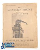 WWI - The Western Front, drawings by Muirhead Bone, Vol one, first edition 1917 - A series of fine