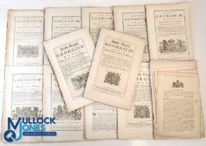 Drainage Of The Fens group of approx. 16 printed Acts of Parliament from the reign of George III -