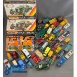 Lesney Corgi Matchbox Play Worn Diecast Cars Vehicles, plus 2 good Matchbox Aston Martin PK301 - set