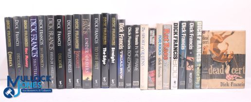 A collection of twenty-five Dick Francis Hardback Books, all are first edition including Dead Cert