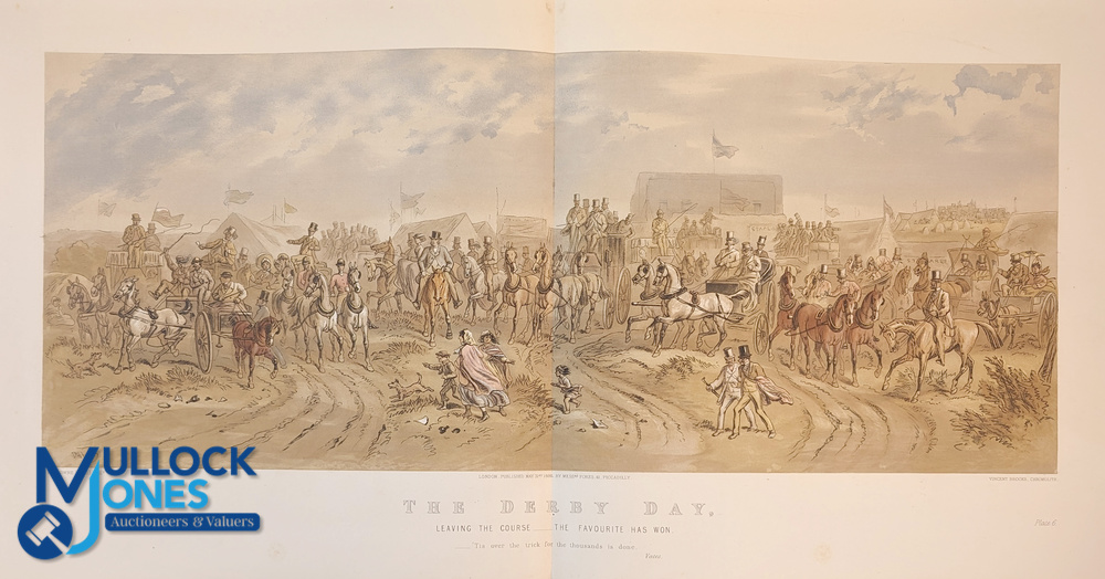 Eight Derby Day Prints: After Hablot Knight (Phiz) Browne 'Before the Race The Race'; 'The Plot - Image 6 of 6