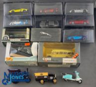Diecast Toy Car Collection, a mixed lot to include Corgi, Panini, Matchbox, Maisto scooter Days