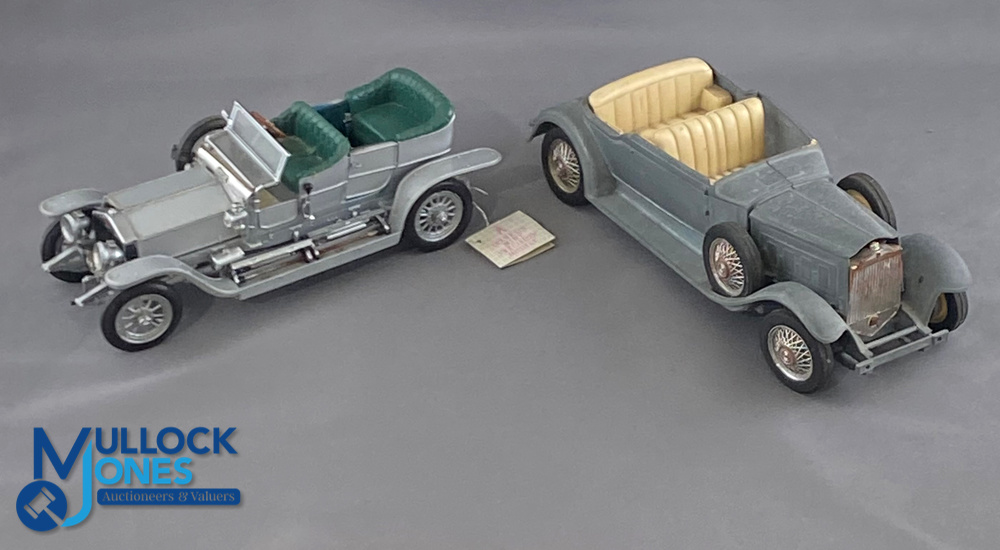 Franklin Mint 1907 Rolls-Royce The Silver Ghost 1:24 Scale Model Car 1986 plus a part built Hubley