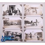 1930 British & I Lions Special Personal Photo Album with Rotorua/Maori Interest: Suede-covered, with