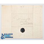 Brighton - Mahomed's Vapour Baths 1828 interesting autograph letter dated July 16th 1828 - from