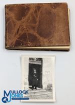 Original WWII German Panzer High Ranking Officer Soldier Photo Album, with portraits, uniforms,