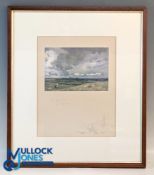 Lionel Edward Hunting Print the Bicester Edgecrott, well framed and mounted under glass - size #