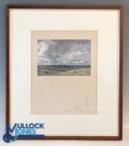Lionel Edward Hunting Print the Bicester Edgecrott, well framed and mounted under glass - size #