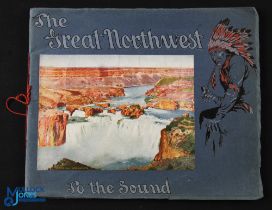 United States: The Great Northwest to The Sound 1907 - Attractive Album of 24 beautiful tipped in