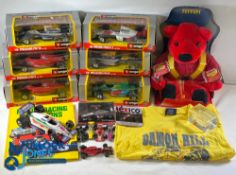 1:24 Burago F1 Cars, Minichamp Car plus related F1 Collectables, to include boxed Grand Prix F1