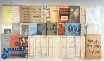 A collection of Magic Books and Publications - including The Magazine of Magic 1915, Forces