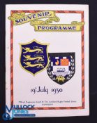 Rare 1930 Rugby Programme, British & I Lions v Auckland: Official Programme from the game lost 19-