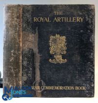 WWI - The Royal Artillery War Commemoration Book - first edition 1920, large folio, 408pp, appears