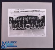 1930 British & I Lions On-Board Team Photograph: 8.5" x 7.5" mounted b/w photo of the team in