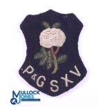 1920s Public & Grammar Schools Rugby Jersey Badge: The badge, doubtless, as seen on the jersey in