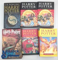 Harry Potter Book Selection (6) to incl Harry Potter and the Order of the Phoenix, 2003, first