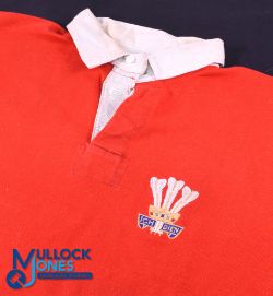 1970 JPR Williams Matchworn Welsh Jersey v S Africa: Particularly ironic in the face of his very